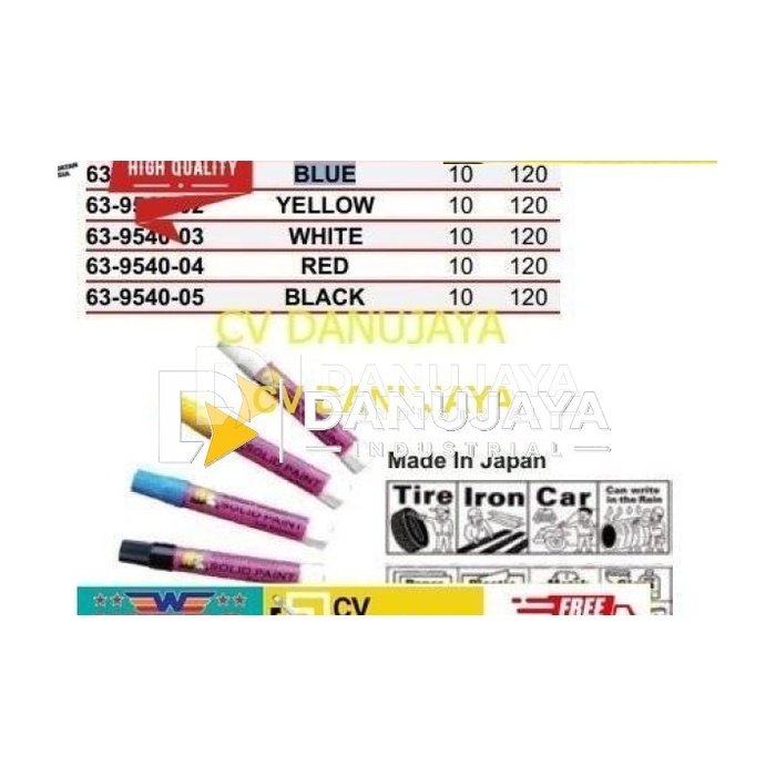 STEEL MARKER - SAKURA (JAPAN) RED MERAH - WIPRO