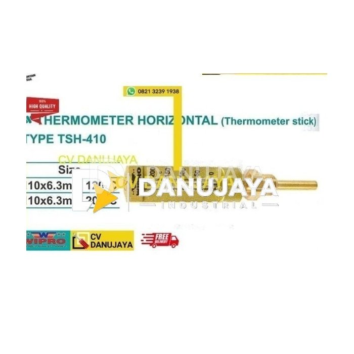 Thermometer Stick 110mm 120 Derajat Wipro TSH410