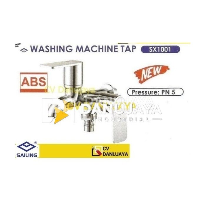 Washing Machine Tap Kran Mesin Cuci Stainless 1/2 Inch Sailing SX1001