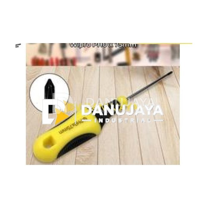 WIPRO 010 Obeng Soft Handle Minus 3mm x 75