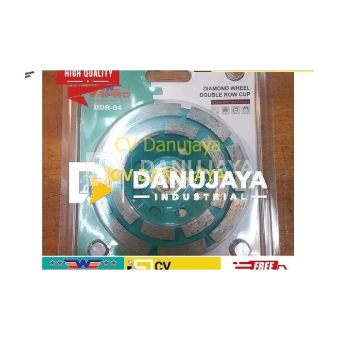 Wipro diamond Wheel 4" DDR 04 / Double Row Cup