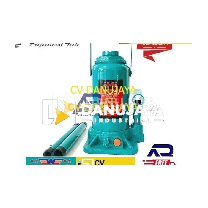 WIPRO Dongkrak Botol 20 Ton Hydraulic Hidrolis Bottle Jack 20 Ton