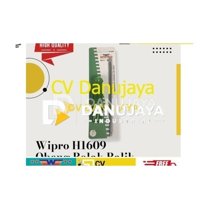 WIPRO H1609 Obeng Bolak Balik / Obeng 2 Way