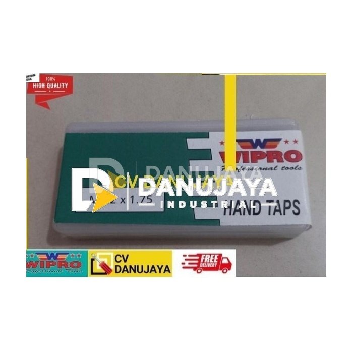 WIPRO Hand Tap handtap Taps M 12 X 1.75 Pembuat Ulir Sekrup Drat