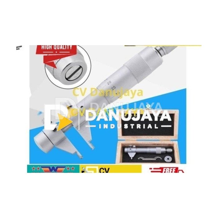 Wipro Micrometer Sekrup Inside Dalam 30 50 75 100 125 150 175 200 mm