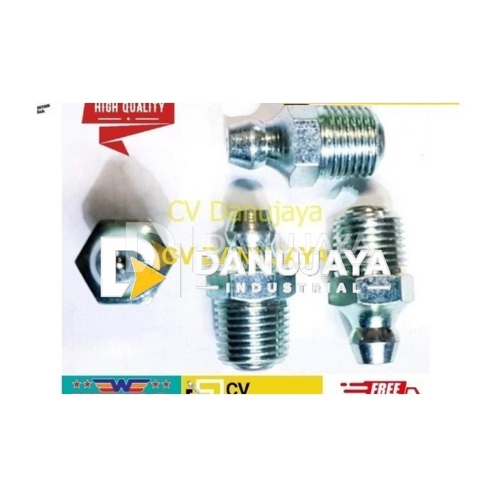 WIPRO Nepel/Napel/Nipple Grease/Gemuk 1/8 (1/8 mm/1/8mm Lurus/Straight