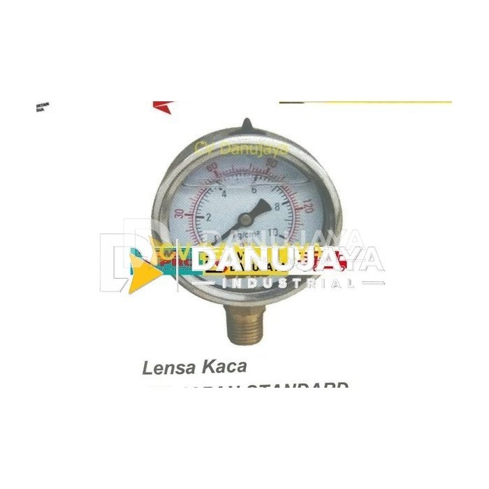 WIPRO Oil Oli Pressure Gauge 2 1/2"x1/4" / manometer minyak