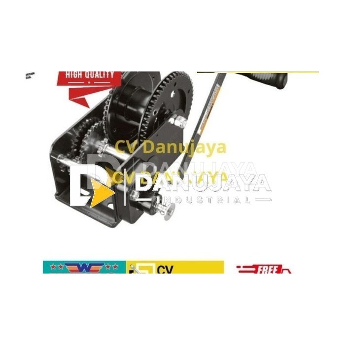 Wipro SonJack Katrol Hand Winch Double Gear + Brake Rem Kerekan Manual
