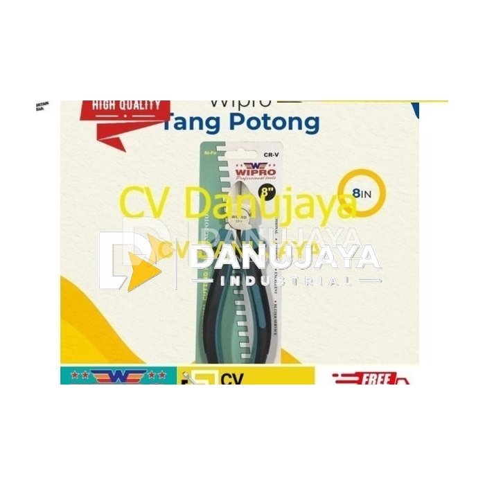 WIPRO Tang Potong 8" CRV Diagonal Cutting