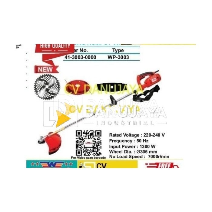 WIPRO WP-3003 Mesin potong rumput listrik 1300 watt