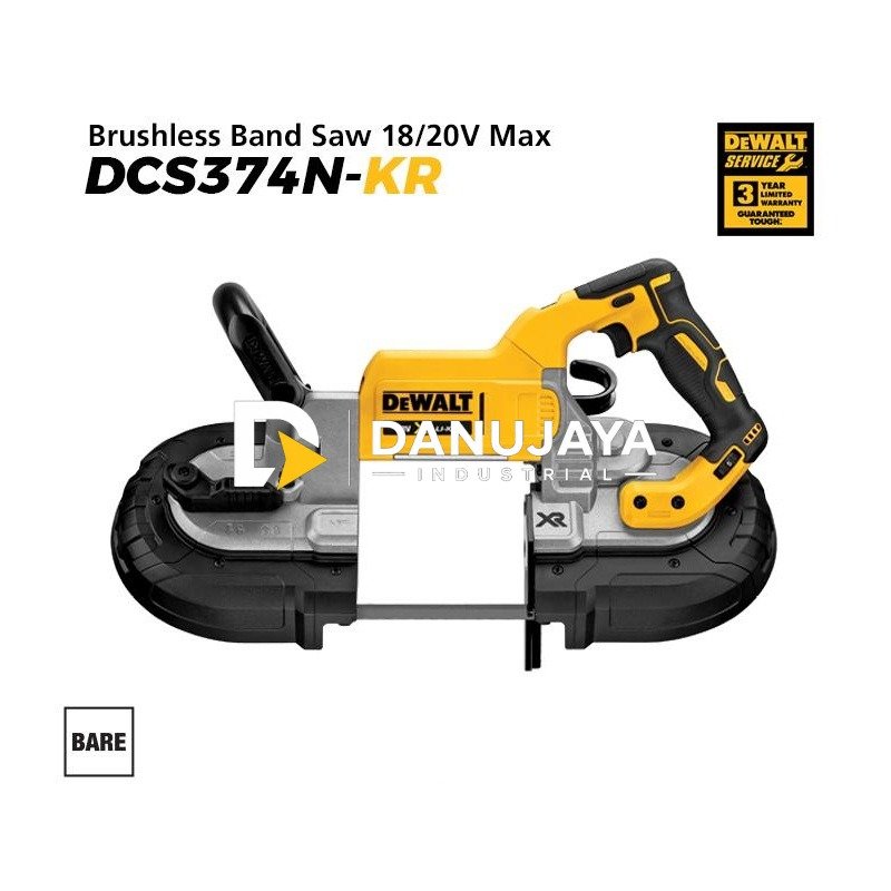Dewalt Brushless Band Saw / Mesin Gergaji Pita 18/20V Max DCS374N-KR