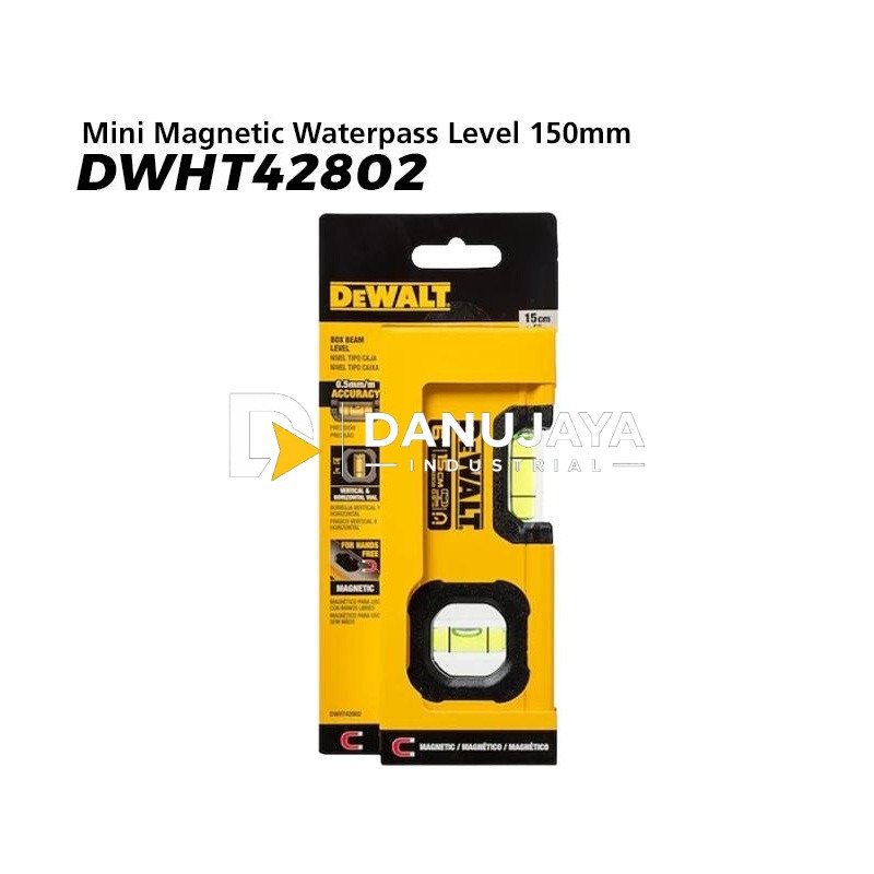 Dewalt Mini Magnetic Waterpass Level 150mm DWHT42802