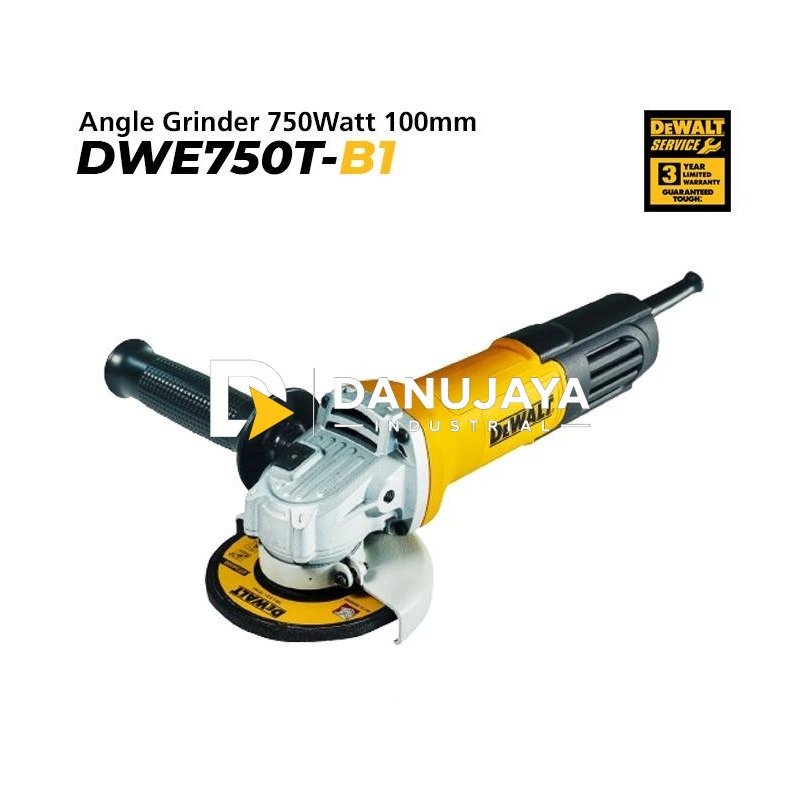Dewalt Angle Grinder / Gerinda Tangan Listrik 750Watt 100mm DWE750T