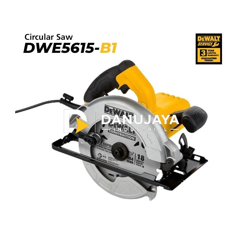 Dewalt Circular Saw / Gergaji Sirkel Listrik 1500W 184mm DWE5615