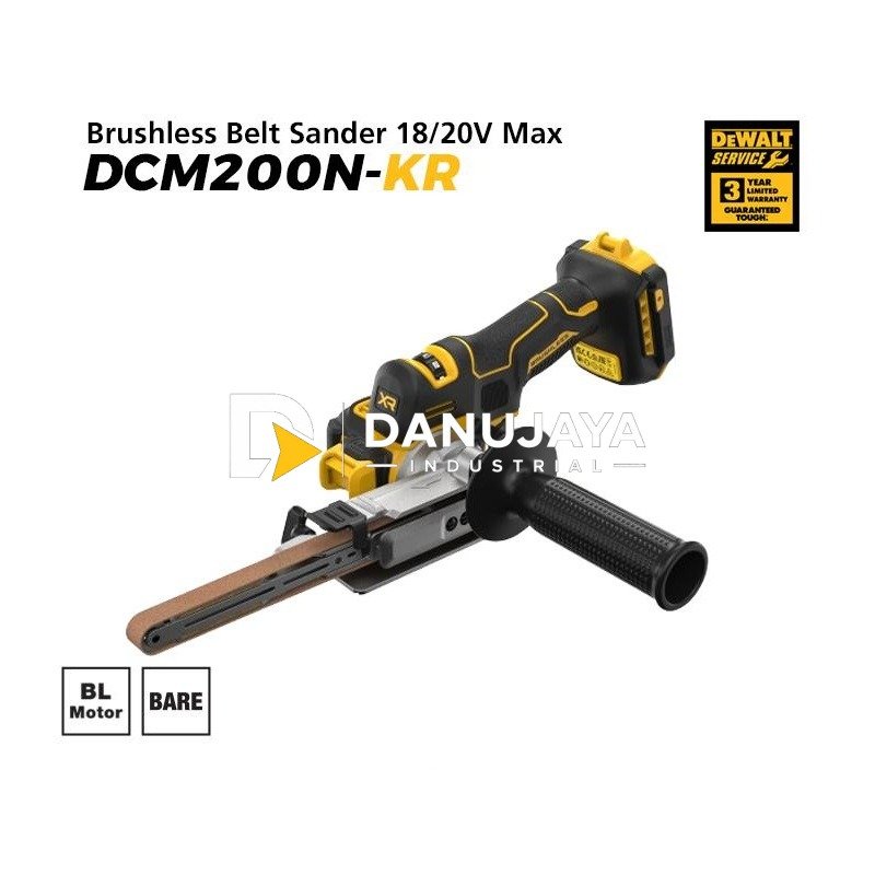 Dewalt Brushless Belt Sander / Mesin Amplas Baterai 18/20V Max DCM200N-KR (Unit Only)