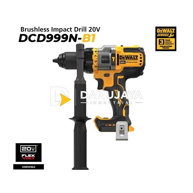 Dewalt Brushless Impact Drill 20Volt Max FVA DCD999N (Unit Only)