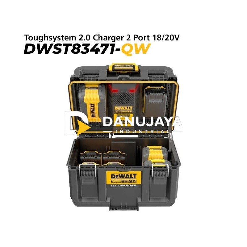 Dewalt Toughsystem 2.0 Charger Box 2 Port 18/20V DWST83471-QW