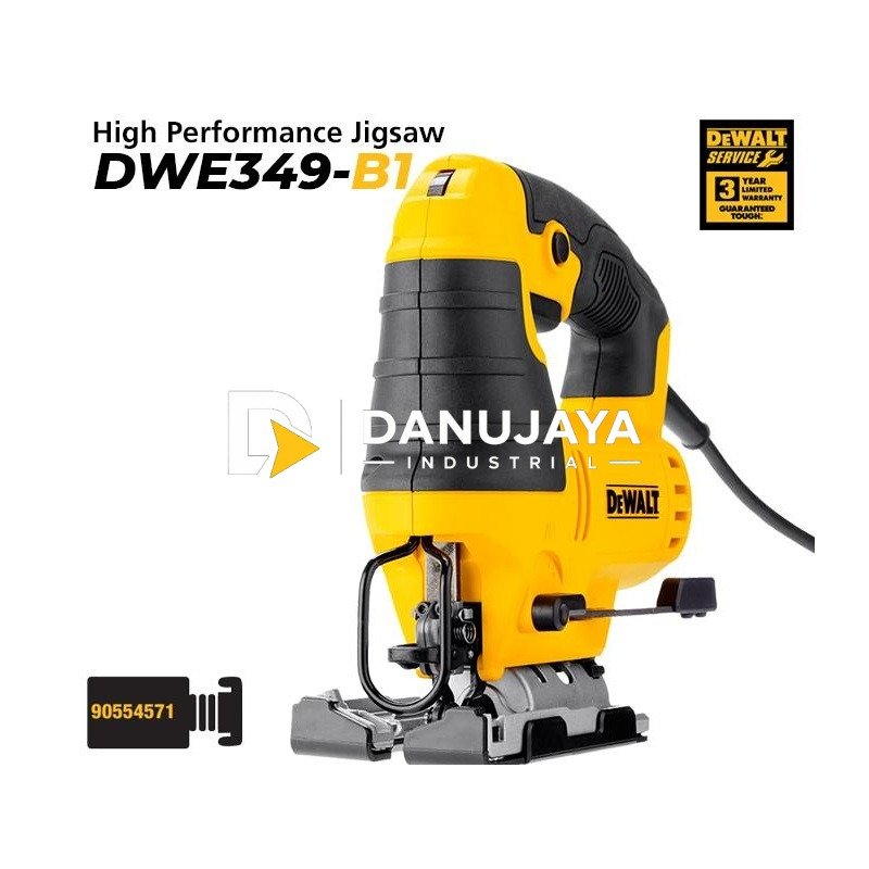Dewalt Jigsaw / Pemotong Kayu Listrik 650W DWE349