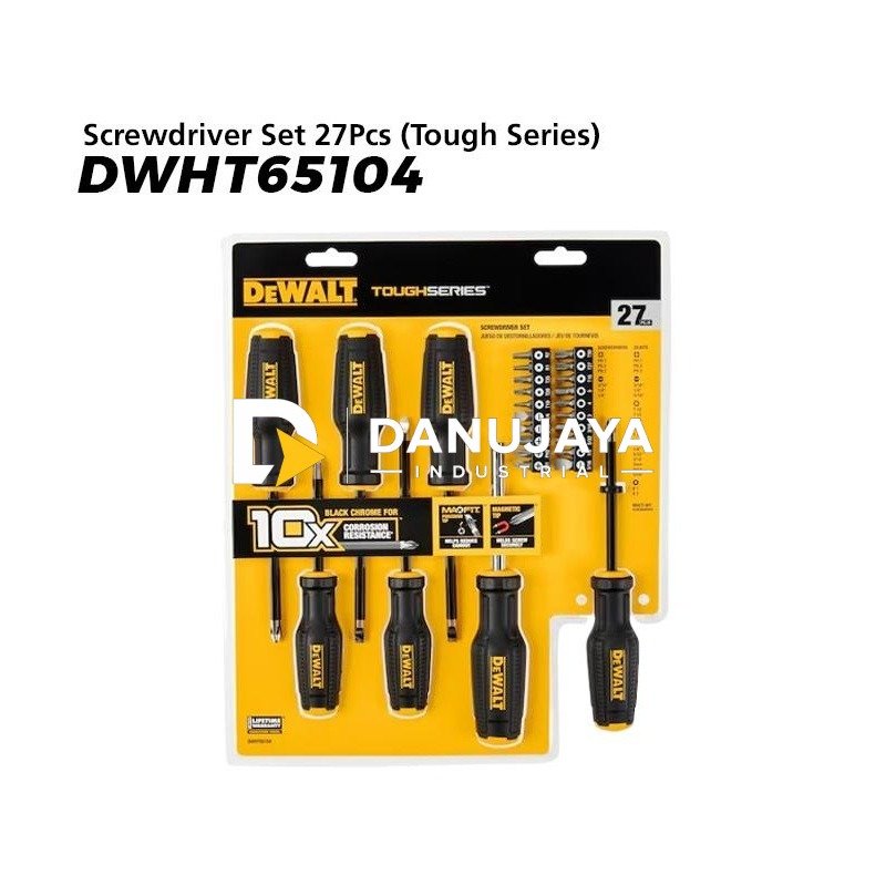 Dewalt Screwdriver (Tough Series) / Obeng Set 27Pcs DWHT65104