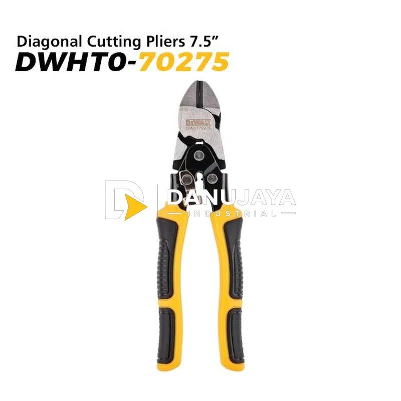 Dewalt Diagonal Cutting Pliers / Tang Potong 7.5" DWHT0-70275