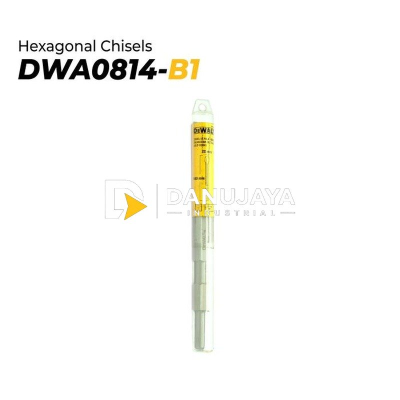 Dewalt Hex 17mm Flat Chisel 280x22mm DWA0814
