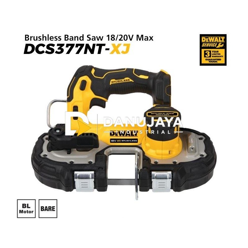 Dewalt Brushless Band Saw / Mesin Gergaji Pita 18/20V Max DCS377NT-XJ (Unit Only)