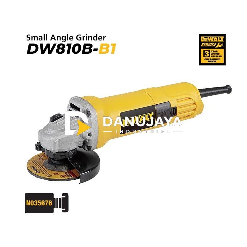 Dewalt Angle Grinder / Gerinda Tangan Listrik 710W 100mm DW810B
