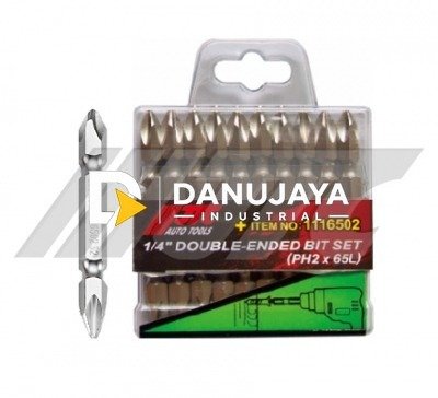 JTC 1116502-1/4" Double Ended Bit Set PH2 x 65mml