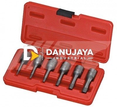 6PCS TWIST SHAFT SOCKET SOCK SHOCK MATA KUNCI SET JTC-1542