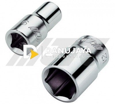 JTC 22507-1/4" Dr. 6Pt Socket Mata Kunci Sock 7mm