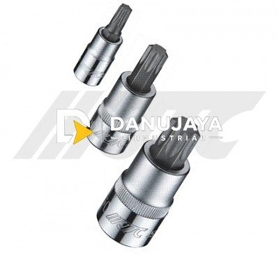 STAR SOCKET MATA KUNCI SOK SOCK Mata Soket Bintang Pukul Gagang BIT 1/4" x T7 JTC-23707