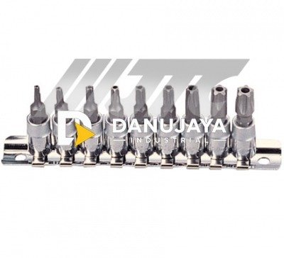 9PC 5PT. START SOCKET KUNCI SOCK BIT SET (TAMPERPROOF) JTC-3303