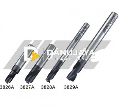 TITANIUM-PLATED POINTED END MILL 8mm x 45L (TiALN) JTC-3827A