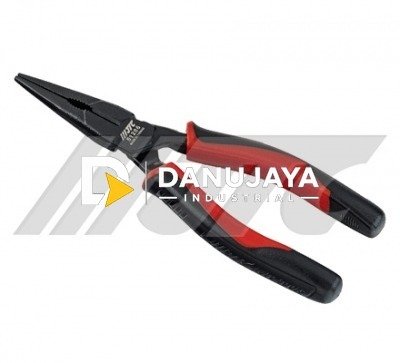 JTC 51286 -Uk Type Twin Color Long Nose PlierS Tang Tang Catut 6'