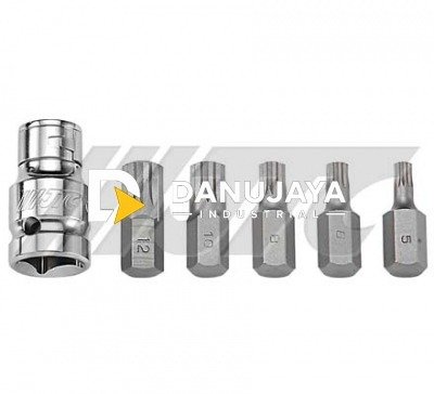 6PCS SPLINE BIT SET (30L) JTC-5365