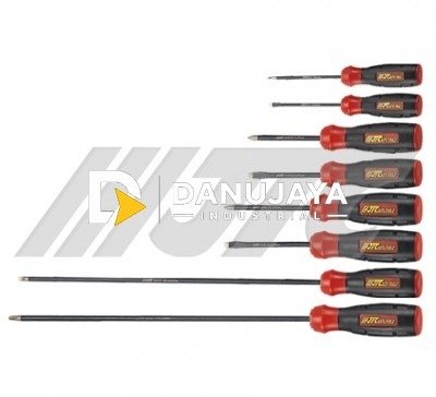 JTC 5447-NonSlip Prof Screwdriver Obeng SL3x75mm(-)