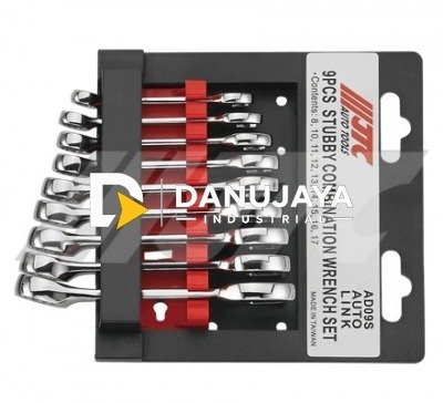 STUBBY COMBINATION WRENCHES SET 9PCS JTC-AD09S