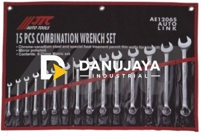 COMBINATION WRENCHES KUNCI KOMBINASI MIRROR FINISHED Spek 6 JTC-AE1206