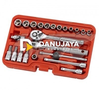 1/4" x 23 PCS SAE SOCKET KUNCI SOCK SET JTC-H223S