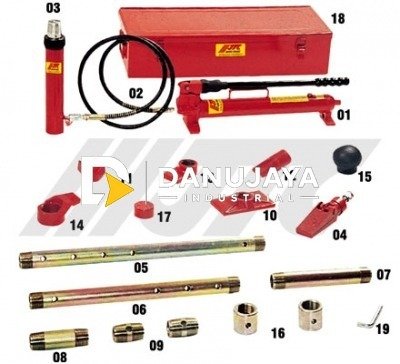 JTC HB510-Collision Repair Kit (21Pcs)
