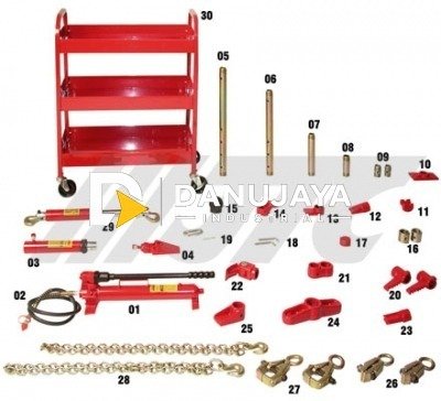 10 TON COLLISION REPAIR KIT JTC-HB610