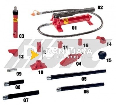 JTC HD204-Collision Repair Kit 4T