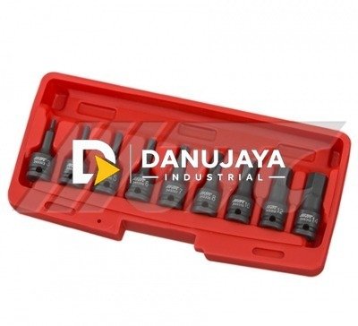 3/8" 9PCS IMPACT HEX SOCKET SOCK SHOCK MATA KUNCI SET JTC-J309H