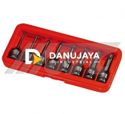 1/2" 8PCS IMPACT MIDDLE-DEEP STAR SOCKET SOCK SHOCK SET JTC-J408LT