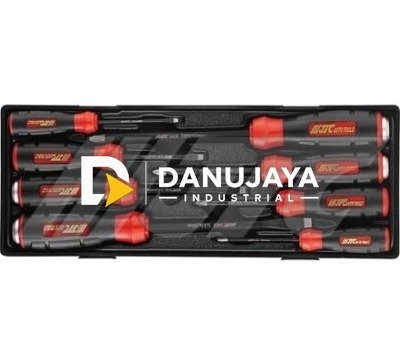 JTC K7084-8Pcs Non Slip Screwdriver Obeng Set