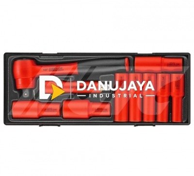 JTC K9101 -1/2' x 10 pcs Insulated Socket Mata Kunci Sock Set