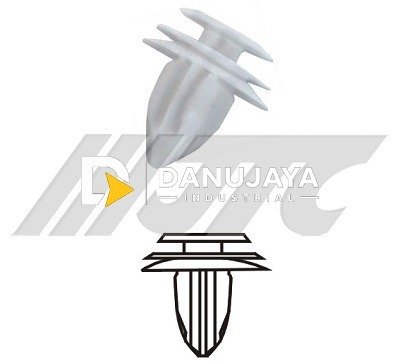JTC RD53-Automotive Plastic Clips 100Pcs Per Pkg