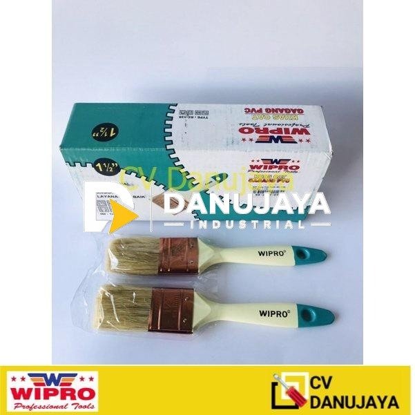 Kuas Cat Gagang PVC Wipro ukuran 1 / 1.5 / 2.5 / 4 inch