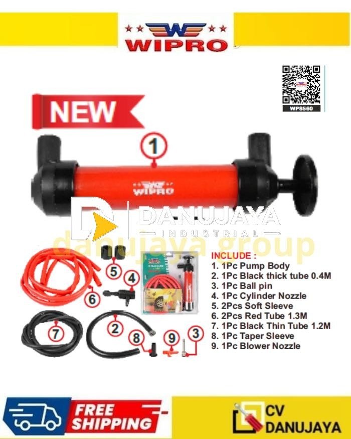 Pompa Multifungsi Manual WIPRO WP8560 Pompa Air Pompa Oli Pompa Bensin Pompa quarium Pompa  Kitchen Sink