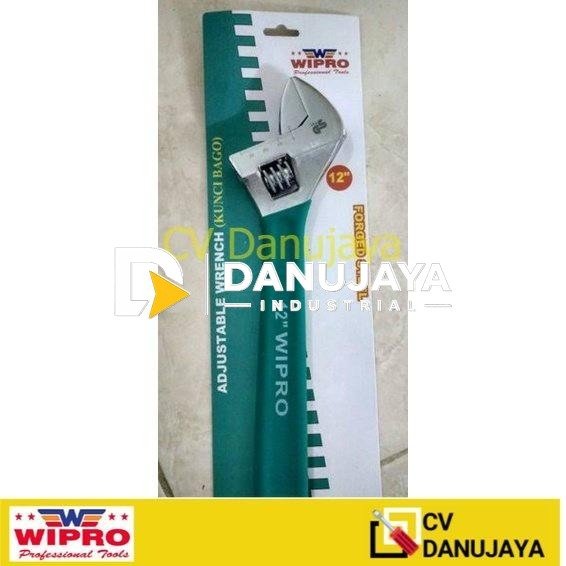 Kunci Inggris Wipro 12" Adjustable Wrench / Kunci Bago
